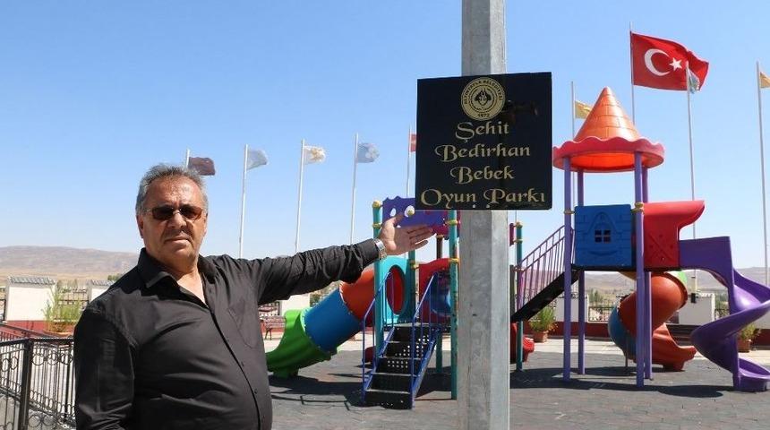 Şehit Bebeğin Adı &Ccedil;ocuk Parkında Yaşatılıyor