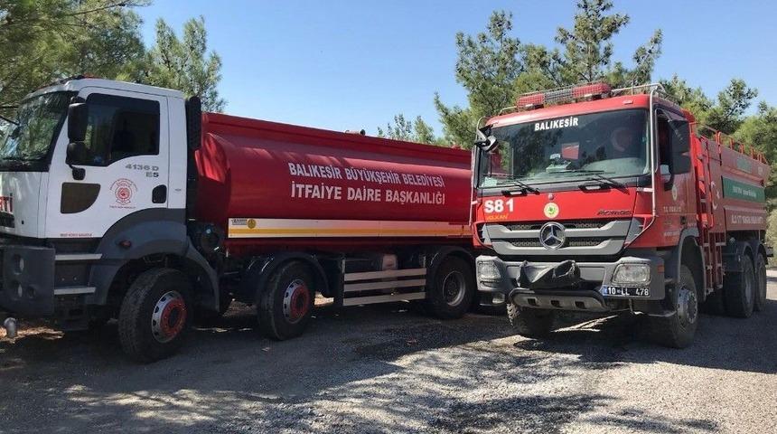 Ayvalık&rsquo;ta Bir Yer Daha Yandı