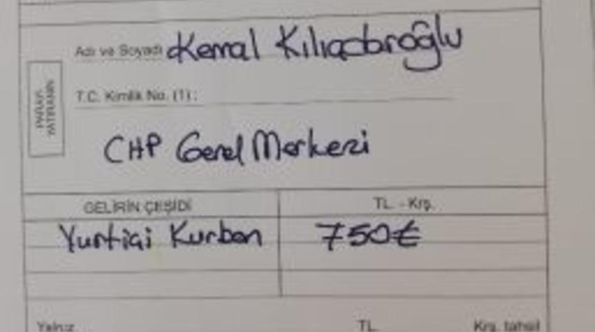 Kılı&ccedil;daroğlu, Kurban Vekaletini T&uuml;rk Kızılayı&rsquo;na Verdi