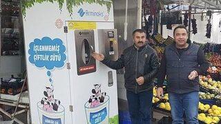 Ankaralılar Çiğ Sütünü Artık Süt Otomatlarından Alıyor