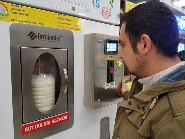 Ankaralılar Çiğ Sütünü Artık Süt Otomatlarından Alıyor G1