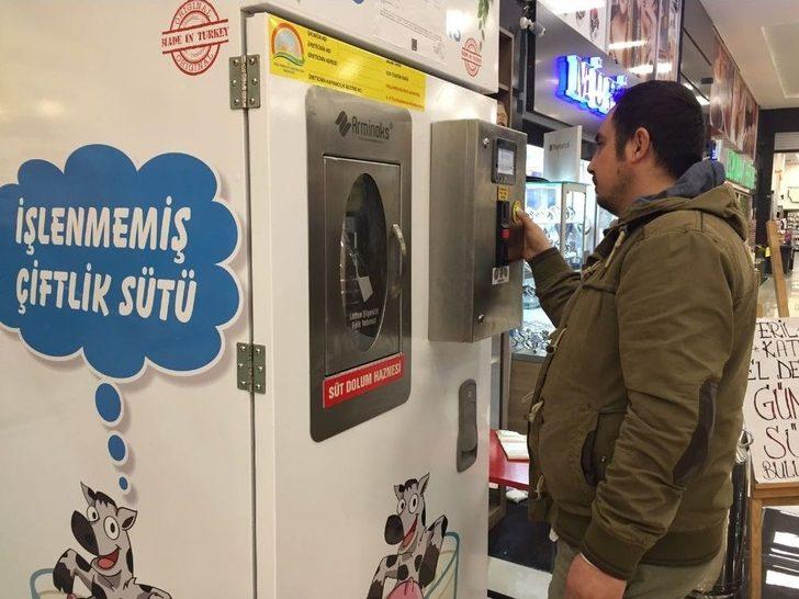 Ankaralılar Çiğ Sütünü Artık Süt Otomatlarından Alıyor G2