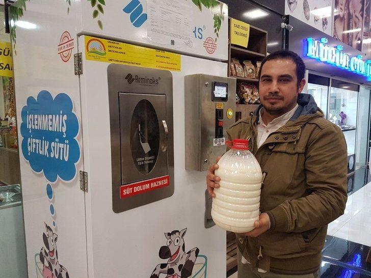 Ankaralılar Çiğ Sütünü Artık Süt Otomatlarından Alıyor G3