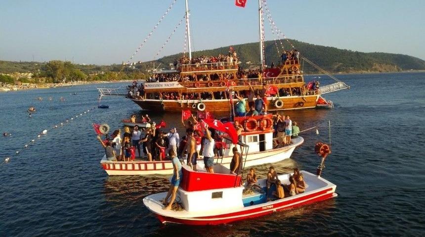 Denizde 30 Ağustos Coşkusu