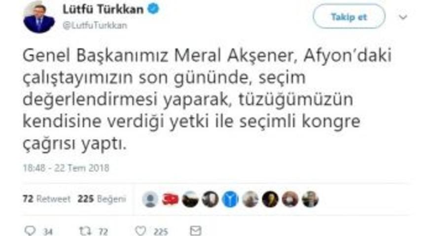 L&uuml;tf&uuml; T&uuml;rkkan&rsquo;dan Se&ccedil;im A&ccedil;ıklaması