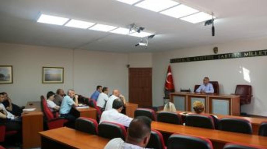 Sapanca Belediyesi Daire Müdürleri Toplandı