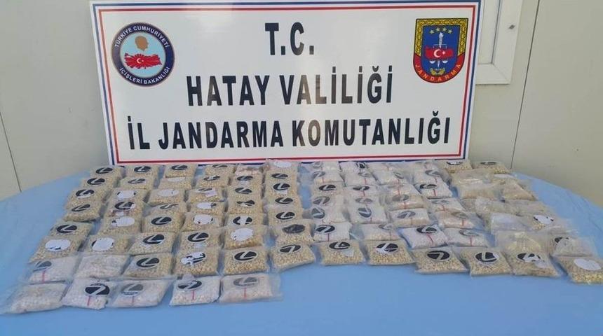 Hatay’da Uyuşturucu Hap Operasyonu: 4 Gözaltı