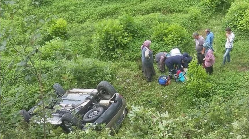 Rize&rsquo;de Trafik Kazası: 1 &Ouml;l&uuml;, 4 Yaralı