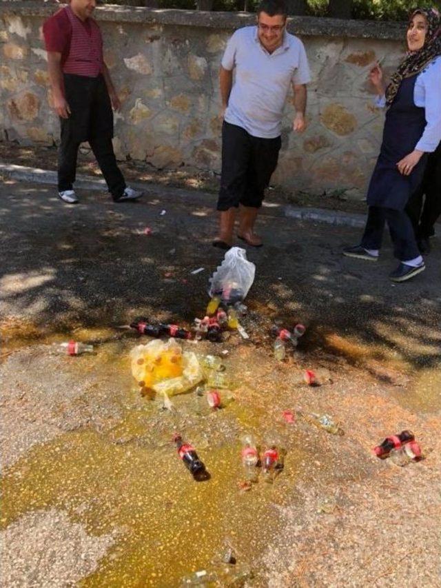 Isparta’da İçecekli Abd Protestosu