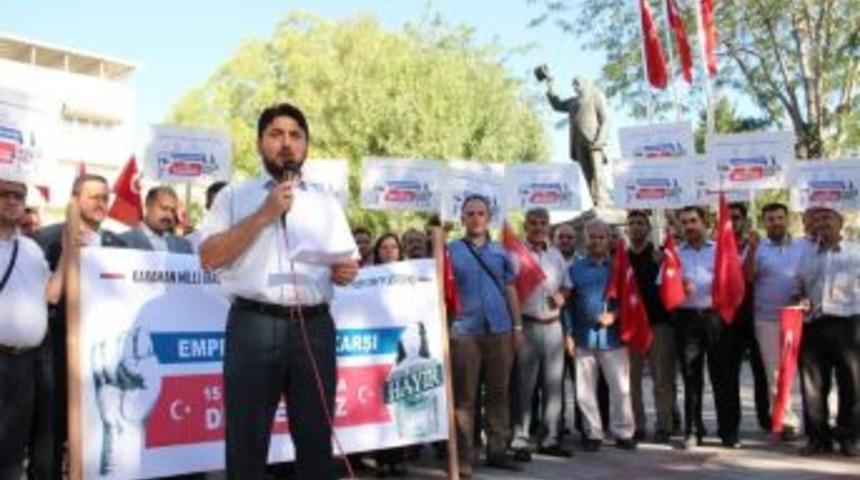 Karaman&rsquo;da Stk&rsquo;lar, Abd&rsquo;nin Yaptırımlarını Protesto Etti