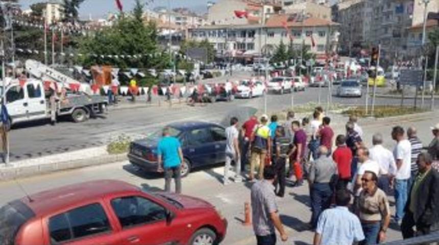 Seyir Halindeki Otomobil Yandı