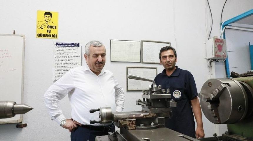 Başkan Baran Teknik Çalışmaları Takip Ediyor