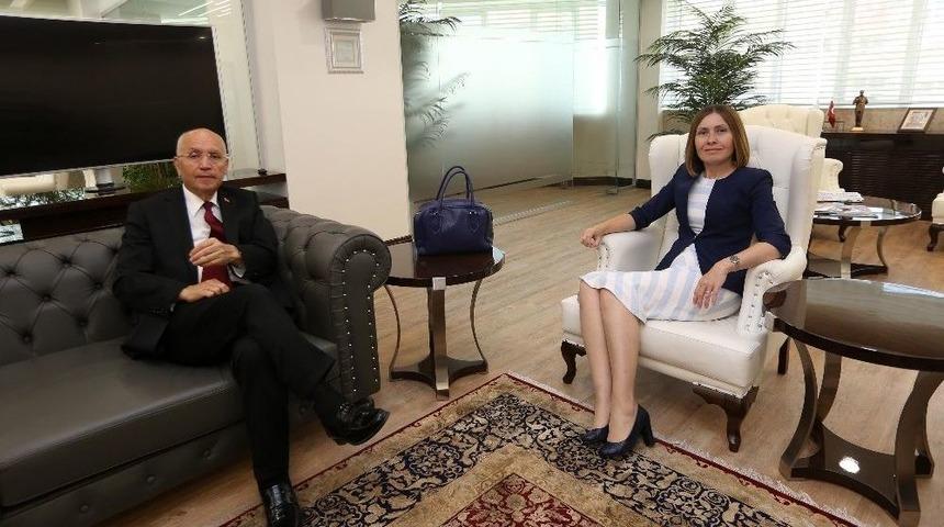 Yenimahalle Kaymakamı Başkan Yaşar&rsquo;ı Ziyaret Etti