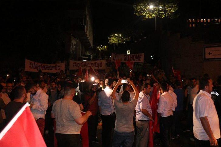 İstanbul’da Taksicilerden Abd Başkonsolosluğu Önünde Protesto G3