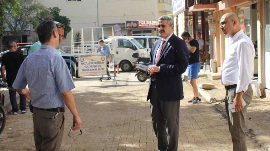 Nazilli Belediyesi Dur Durak Bilmeden Çalışıyor