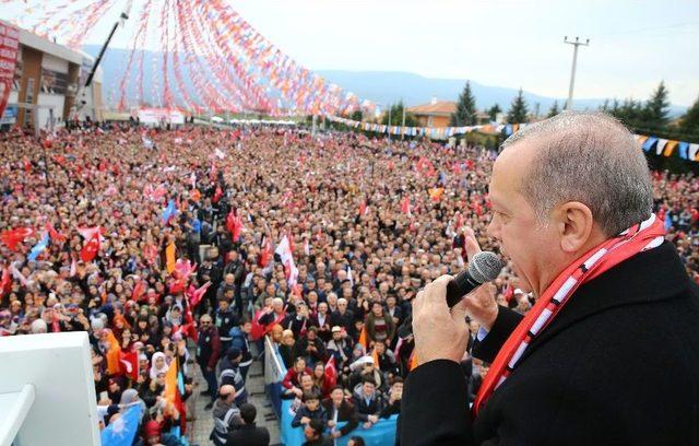 Cumhurbaşkanı Recep Tayyip Erdoğan Bolu’da