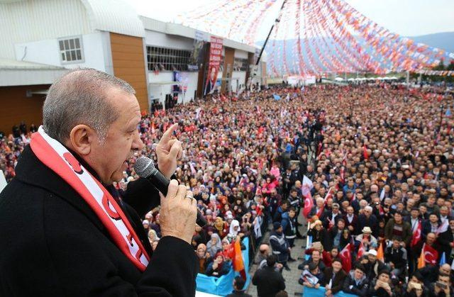 Cumhurbaşkanı Recep Tayyip Erdoğan Bolu’da