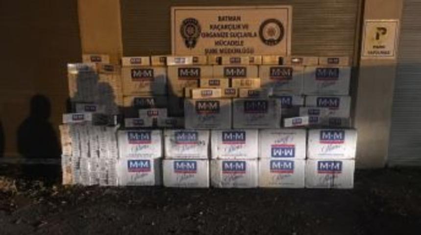 Batman&rsquo;da 7 Bin 590 Paket Ka&ccedil;ak Sigara Ele Ge&ccedil;irildi
