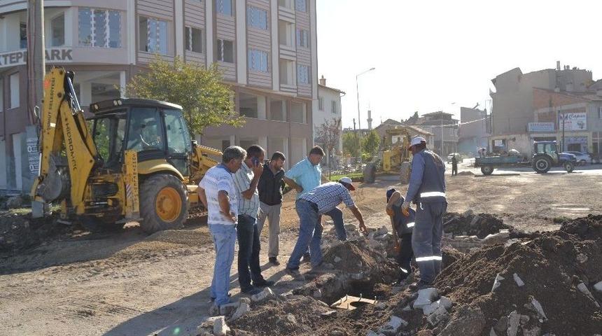 Şuhut Belediyesi Alt Yapı Çalışmalarına Hız Verdi