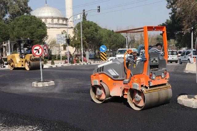 Akıllı Kavşak Asfaltlanıyor