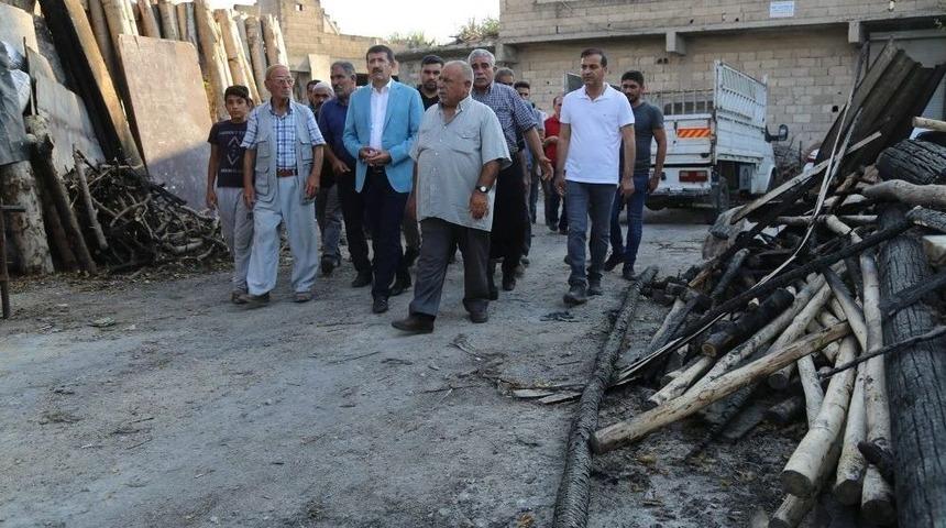 Yanan Oduncular Pazarı Esnafına Destek Sağlanacak