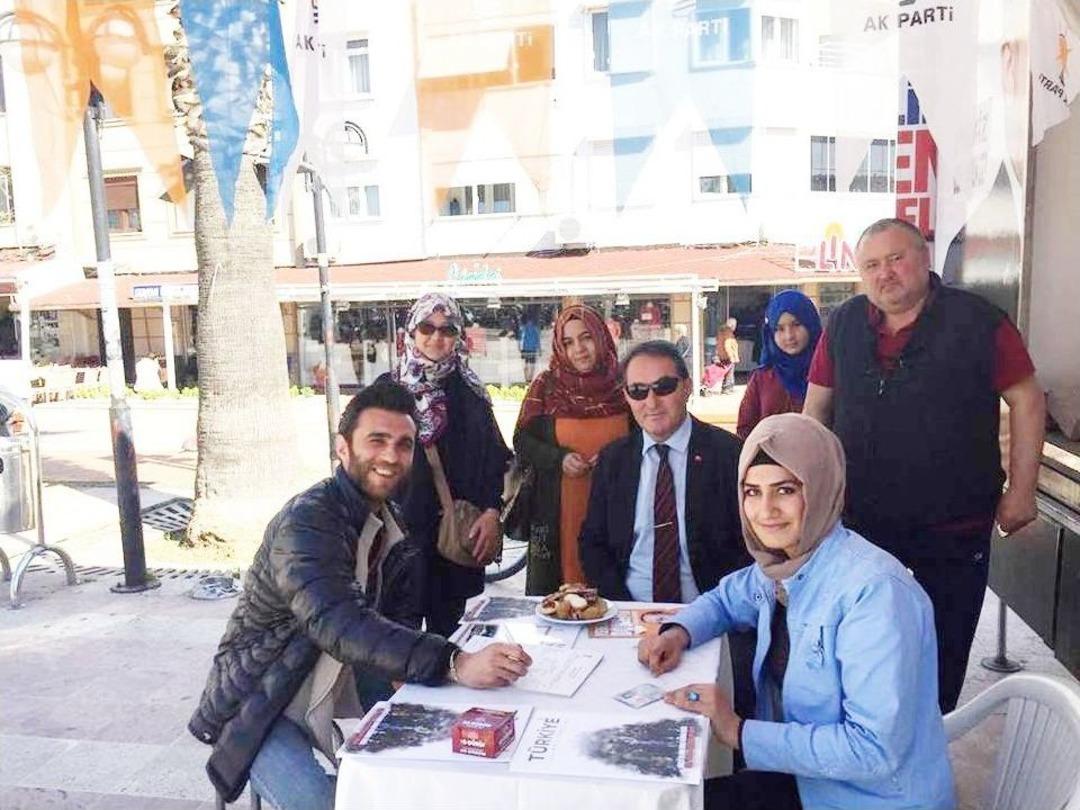 Ak Parti Mobil &Uuml;ye Kayıt Aracı Altınoluk&rsquo;ta