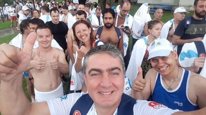 Aksoy, Boğazi&ccedil;i Kıtalararası Y&uuml;zme Yarışmasında Dereceye Girdi