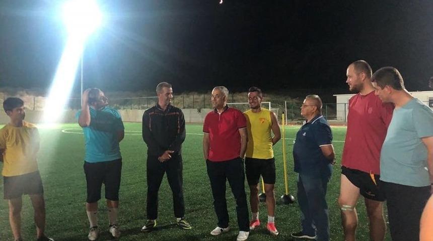 Başkan Yaman, Futbolcularla Bir Araya Geldi