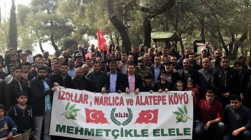 Kilis’in Köylerinden Mehmetçiğe Büyük Destek