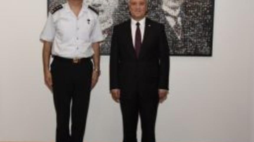 Albay Ağaoğlu’ndan Rektör Gündoğan’a Veda Ziyareti