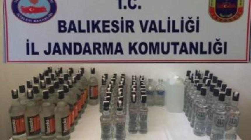 Edremit’te Kaçak İçki Operasyonu