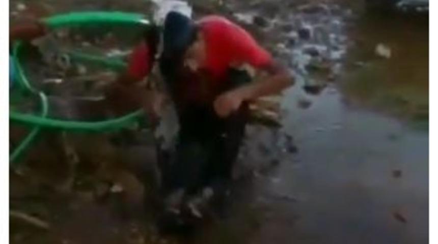 Sosyal Medyaya D&uuml;şen Dayak G&ouml;r&uuml;nt&uuml;leri Tepki Topladı