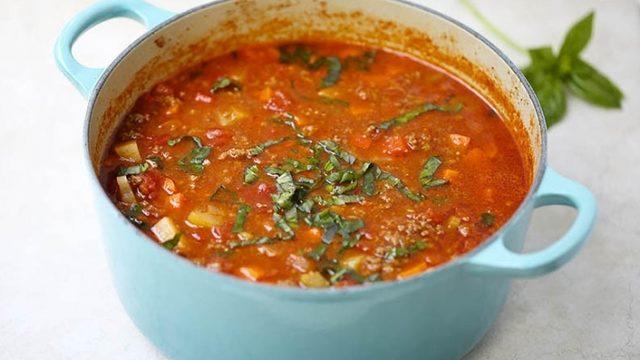 Hindili Sebze Çorbası