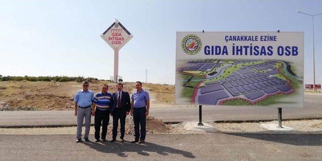 Çanakkale Ezine Gıda İhtisas Organize Sanayi Bölgesinde Alt Yapı Çalışmaları