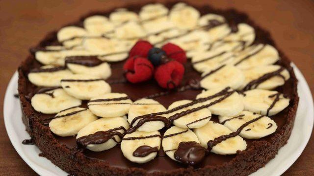 Muz Çikolatalı Tart