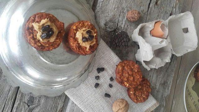 Elmalı Yulaflı Muffin