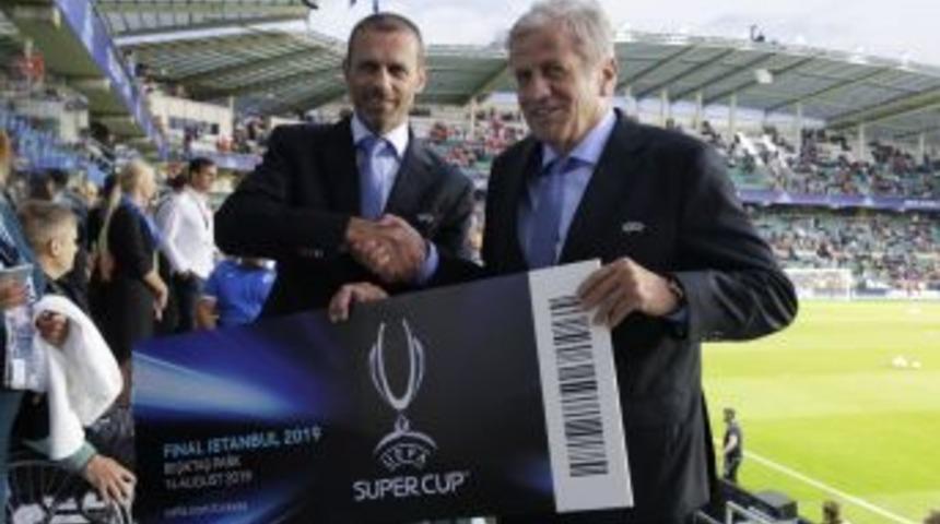 2019 Uefa Süper Kupa Ev Sahipliği Devir Teslim Töreni Yapıldı