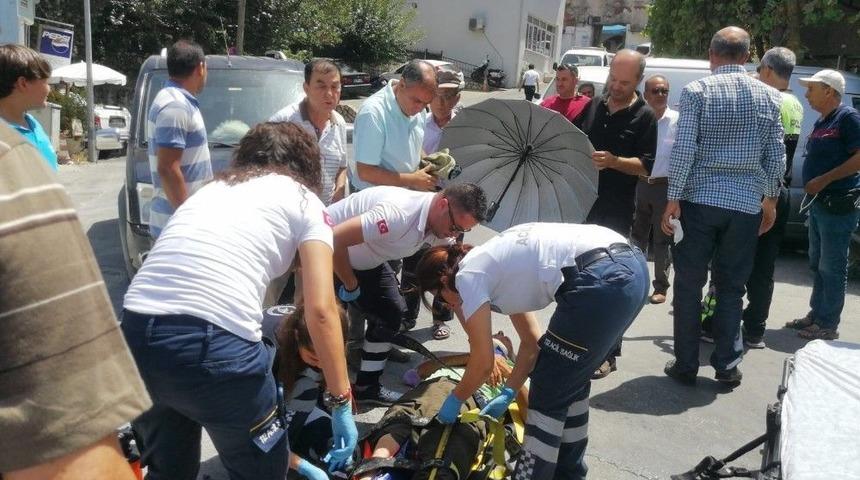 Milas&rsquo;ta Engelli Vatandaşa Araba &Ccedil;arptı