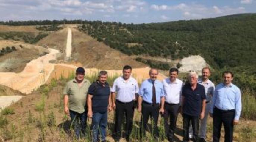 Derek&ouml;y Barajı İnşaat &Ccedil;alışmaları Yerinde İncelendi