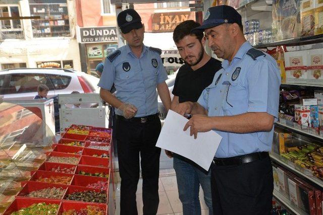 Zabıta Müdürlüğünden Şeker Ve Tatlı Denetimi