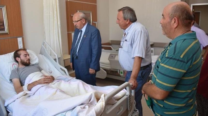 Başkan Albayrak, Tren Kazasında Yaralananları Ziyaret Etti