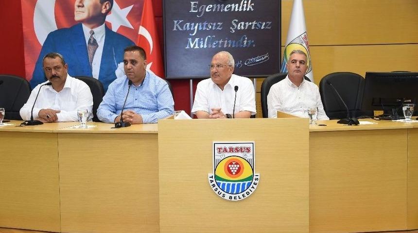 Tarsus Belediyesi&rsquo;nde Bayramlaşma