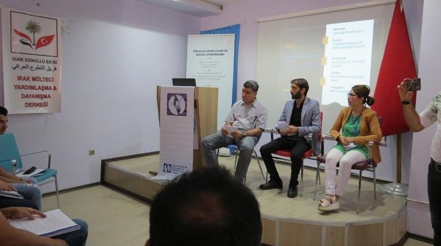 Afgan M&uuml;lteciler Derneği, Iraklı M&uuml;lteciler İ&ccedil;in Toplantı D&uuml;zenledi