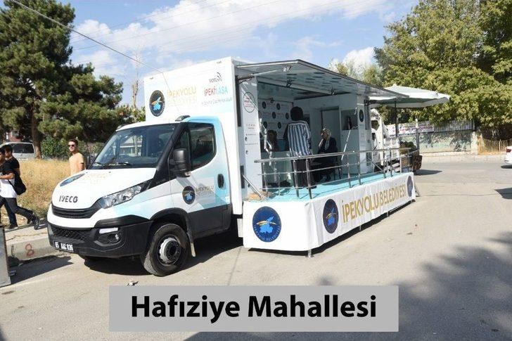 İpekyolu Belediyesi’nin “mobil İpek Masa Hizmet Aracı” Hizmette G3