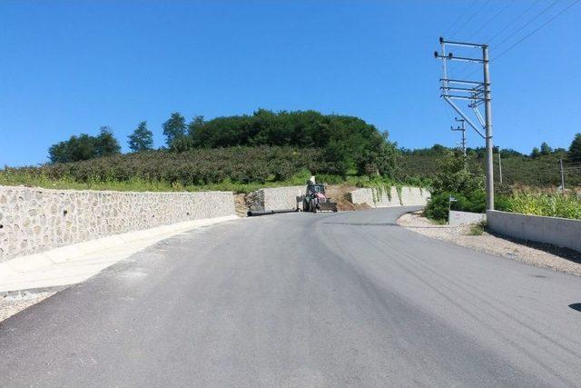 Boztepe Yolunda Çalışmalar Hız Kesmiyor