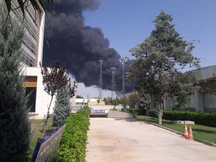 Antalya’da Fabrika Yangını G1
