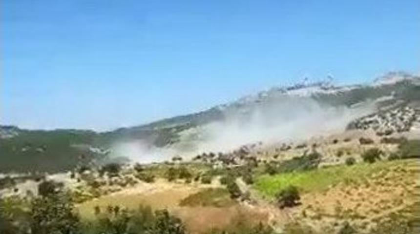 Adıyaman&rsquo;da 4 Askerin Şehit Olduğu Ter&ouml;r Olayından Sıcak G&ouml;r&uuml;nt&uuml;