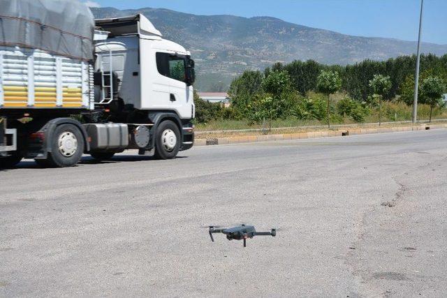 Bayram Trafiğine Drone Desteği