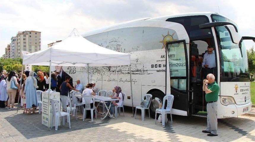 ’şehrim 2023 Seçim Otobüsü’ Eskişehir’de