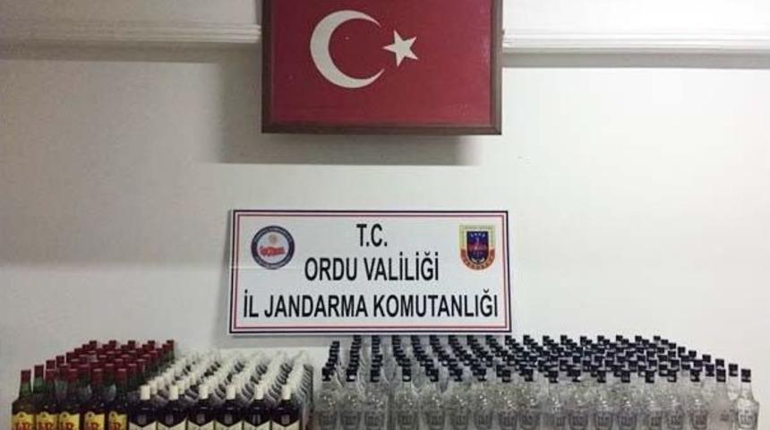 Ordu’da Kaçak İçki Operasyonu